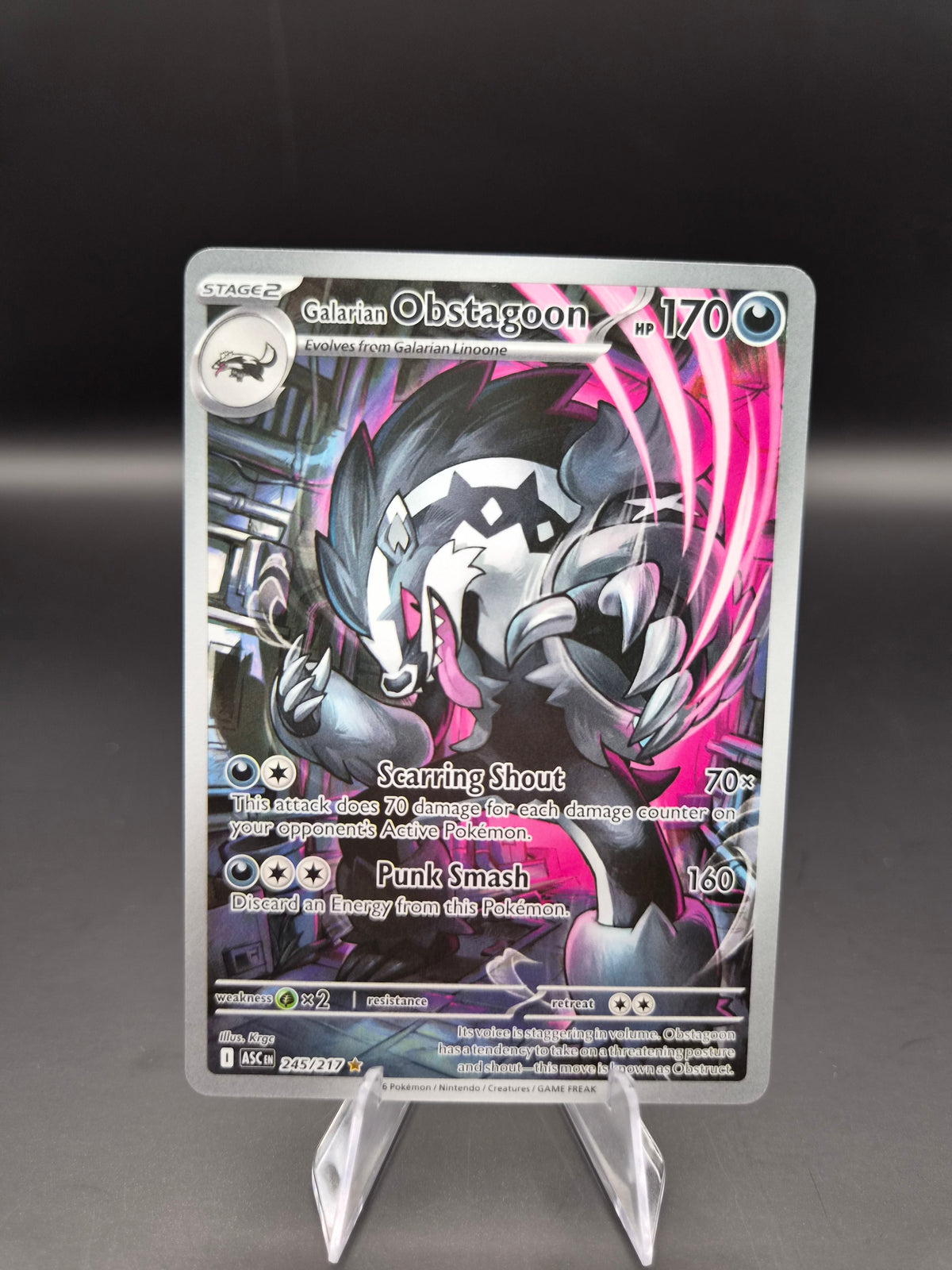 Galarian Obstagoon (Pokemon Mega Evolution: Ascended Heroes)