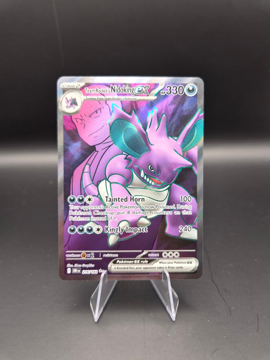 Team Rocket's Nidoking ex (Pokemon Scarlet & Violet Destined Rivals)