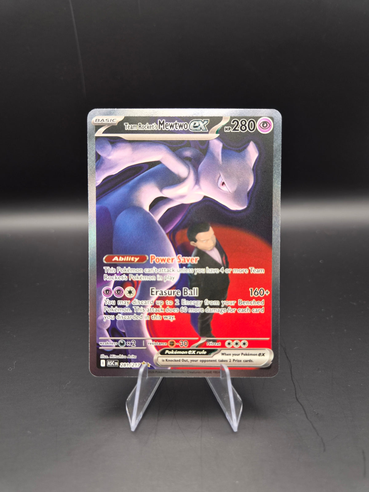 Team Rocket's Mewtwo ex (Pokemon Mega Evolution: Ascended Heroes)