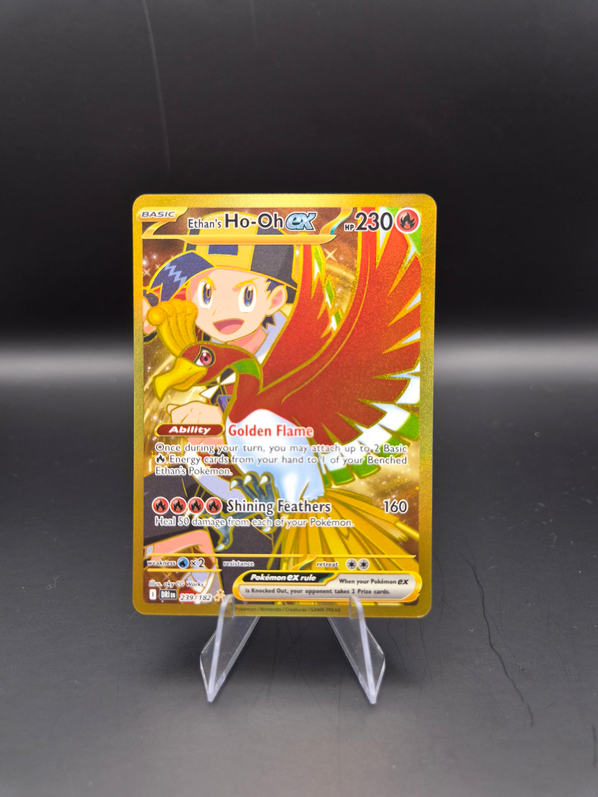 Ethan's Ho-Oh ex (Pokemon Scarlet & Violet Destined Rivals)