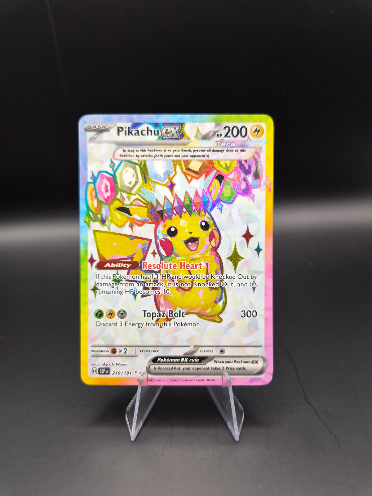 Pikachu ex (Pokemon Scarlet & Violet Surging Sparks)