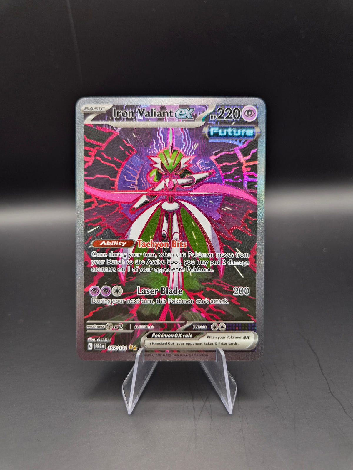 Iron Valiant ex (Pokemon Scarlet & Violet Prismatic Evolutions)