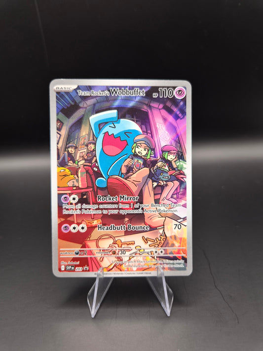 Team Rocket’s Wobbuffet 203/225 — SV Black Star Promo